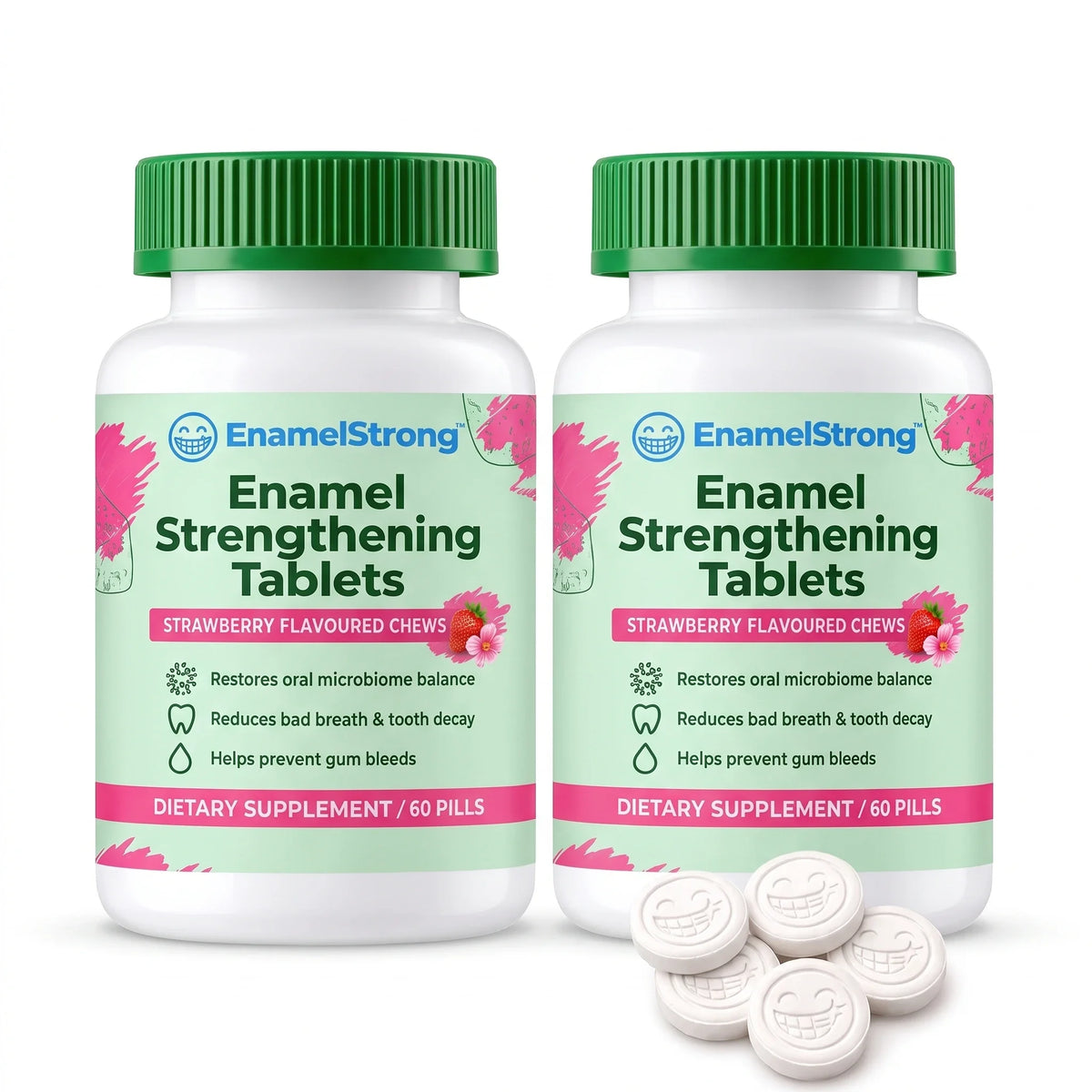 Strengthen Weak Enamel Tablets - EnamelStrong™