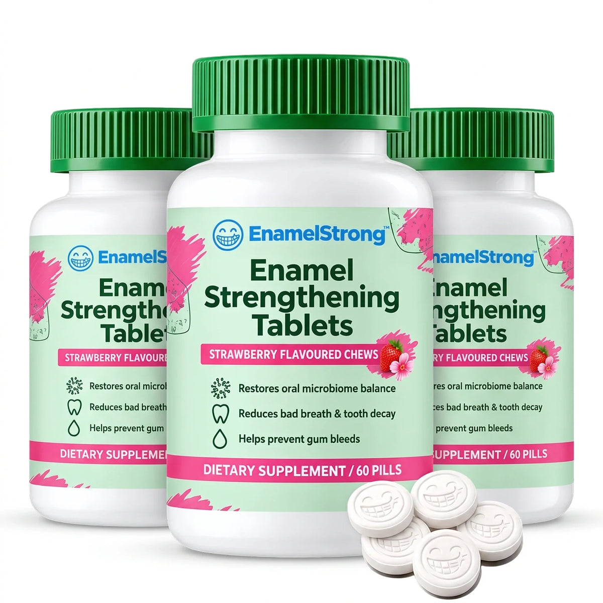 Strengthen Weak Enamel Tablets - EnamelStrong™