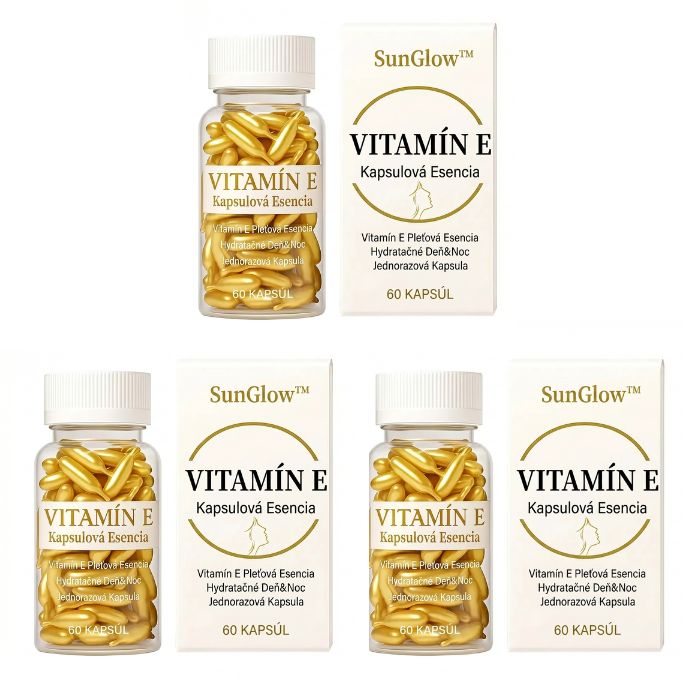 SunGlow™ Vitamín E Kapsuly